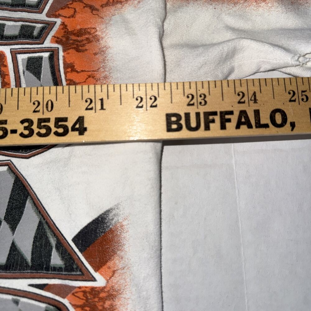 Vtg Nascar All over print TONY STEWART Home Depot 2001 Shirt Men Sz L Distress - Picture 6 of 12